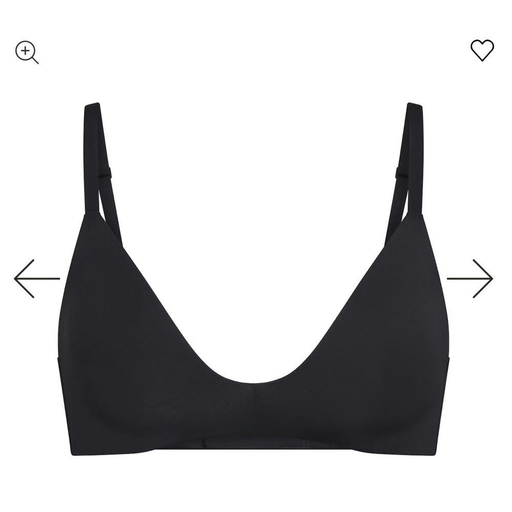 SKIMS Classic Black Bra